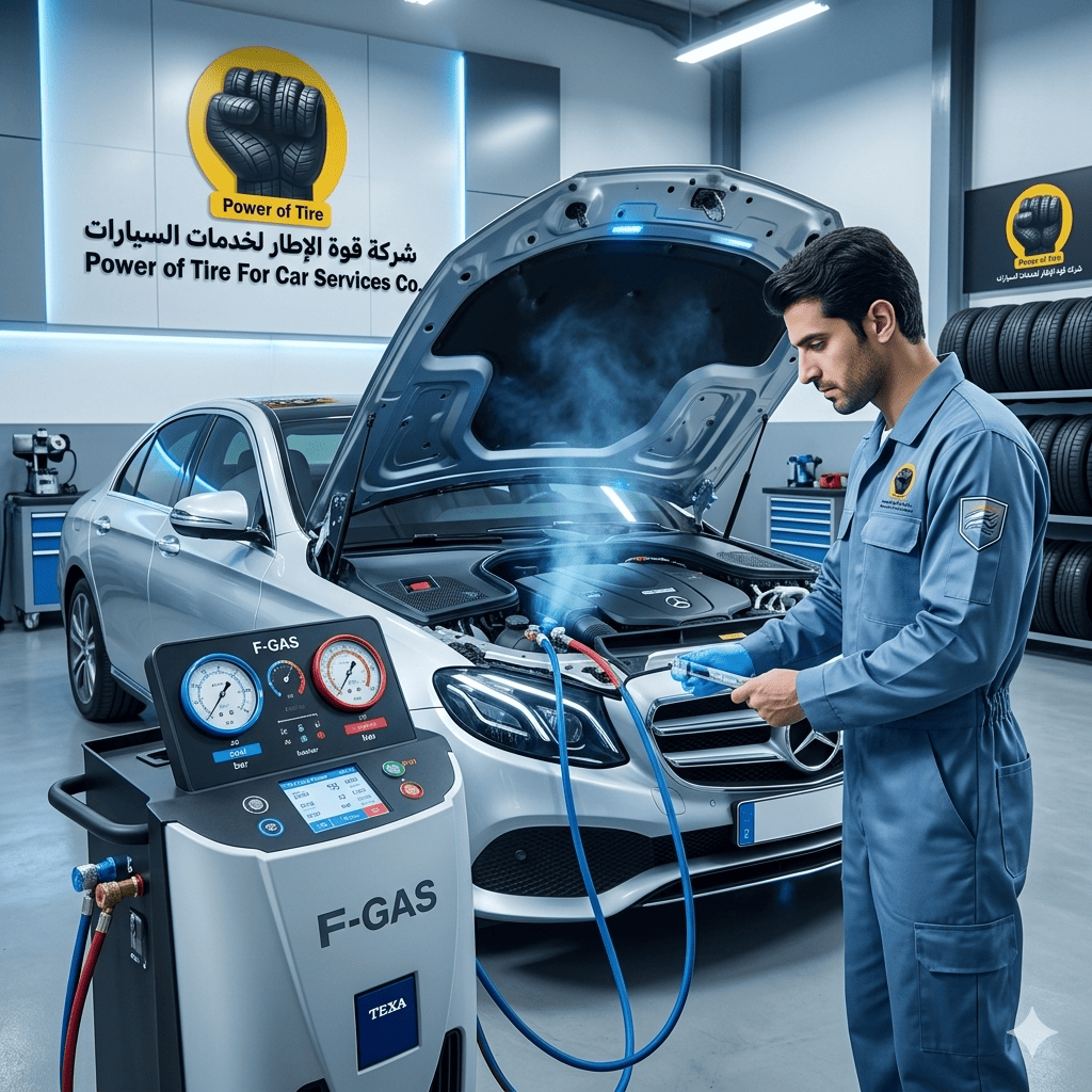 تعبئة فريون مكيف السيارات في الرياض